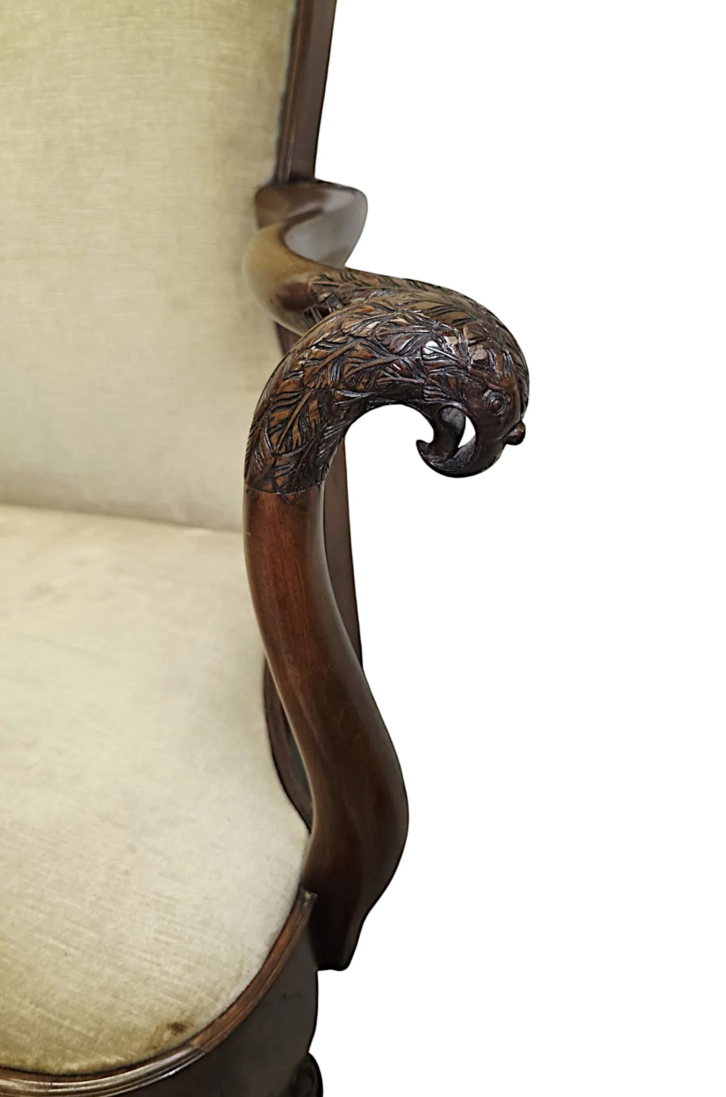 A Very Rare Late 19th Century Irish Two Seater Settee In the Manner of 'Butlers of Dublin'