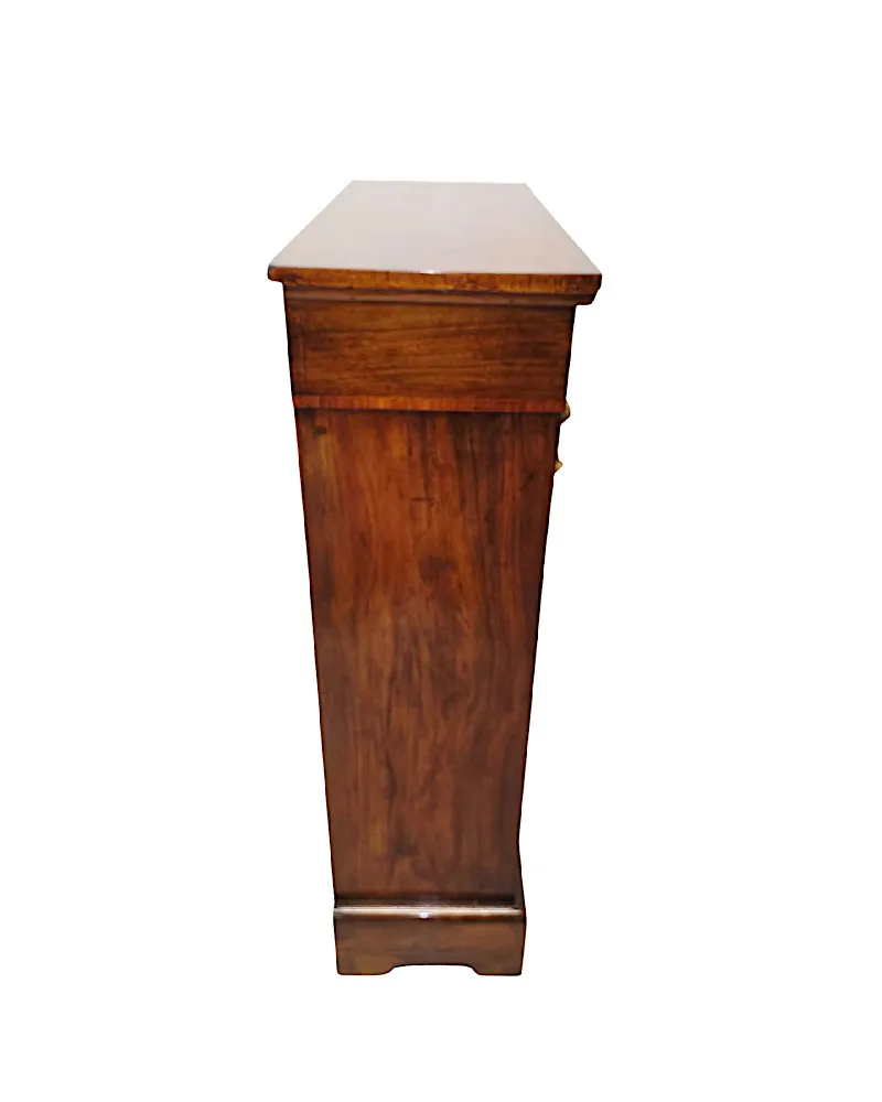 A Very Fine 19th Century Inlaid Pier Cabinet Bookcase or Display Case