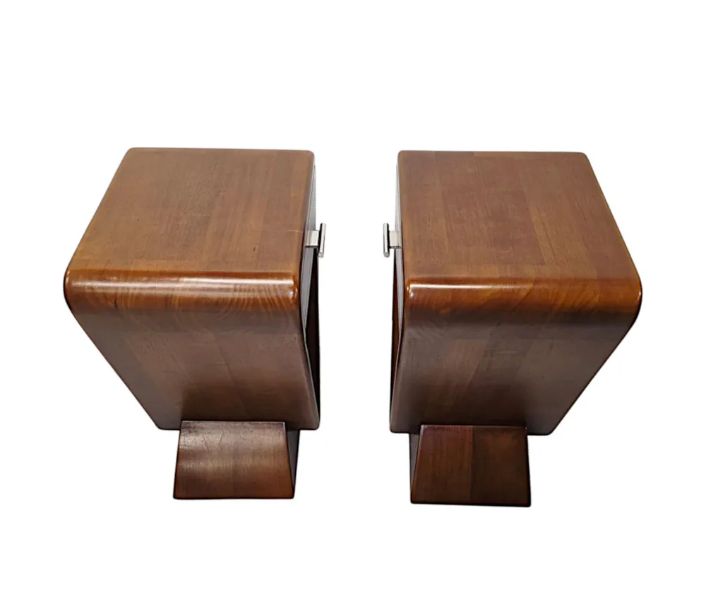 A Fabulous Pair of Art Deco Style Bedside or Side Tables