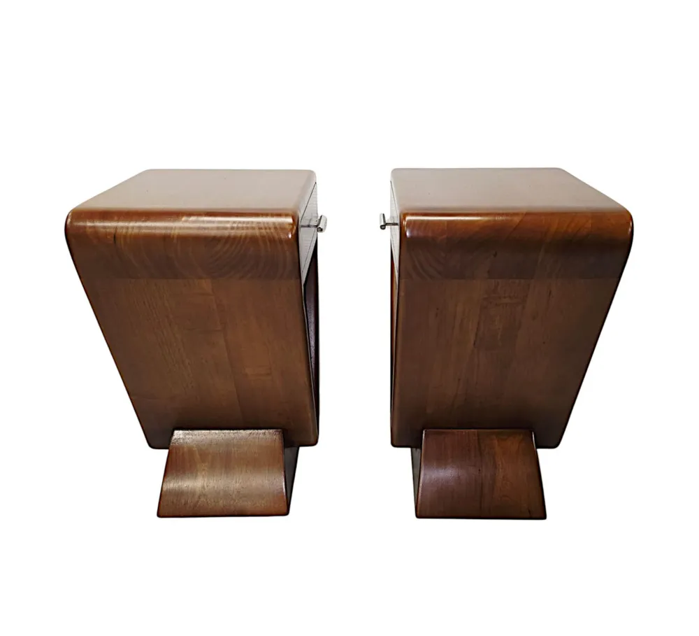 A Fabulous Pair of Art Deco Style Bedside or Side Tables