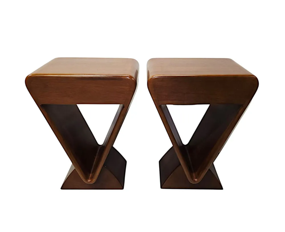 A Fabulous Pair of Art Deco Style Bedside or Side Tables