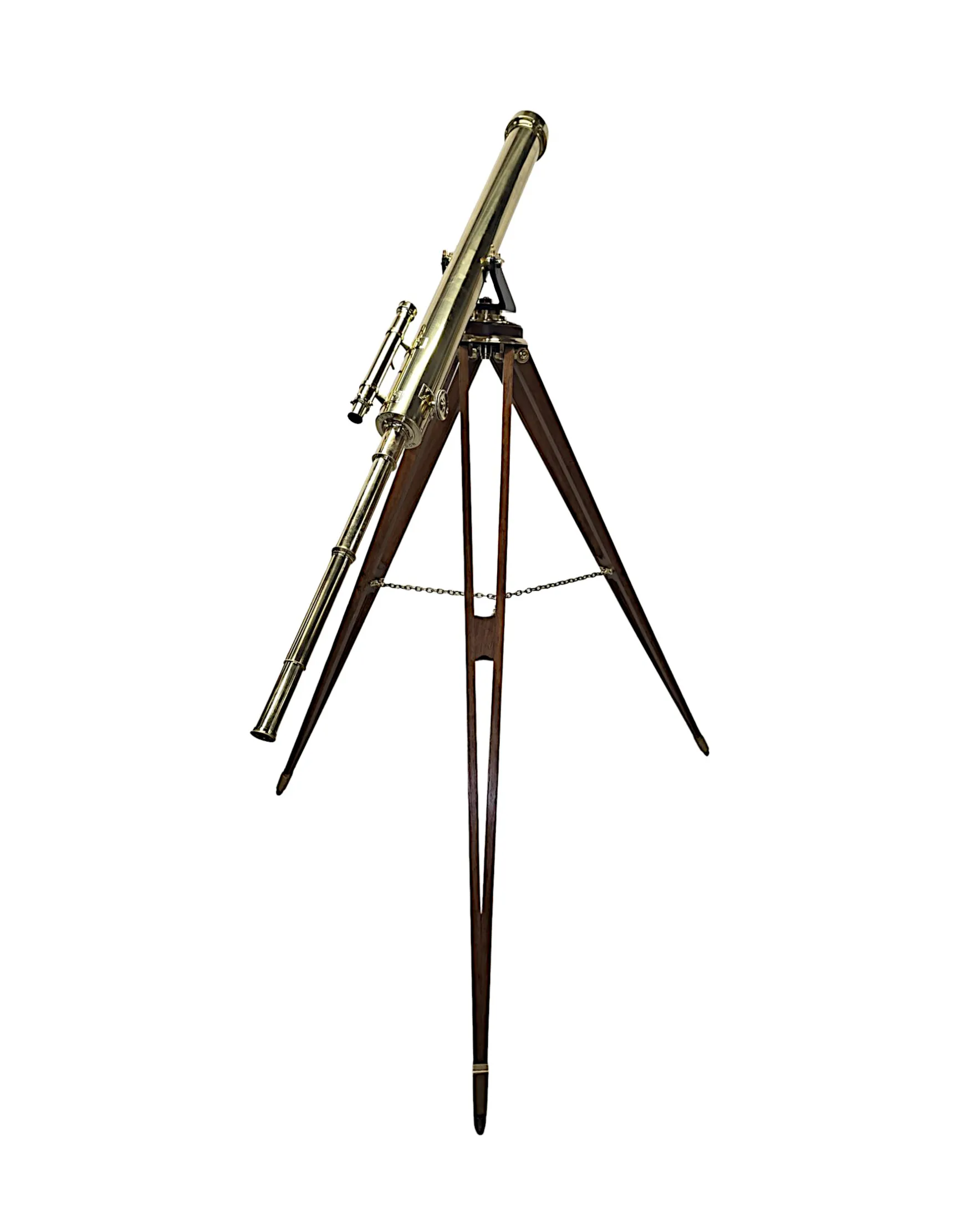 A Very Rare 19th Century Four Inch Diameter Telescope by 'Steward of London'