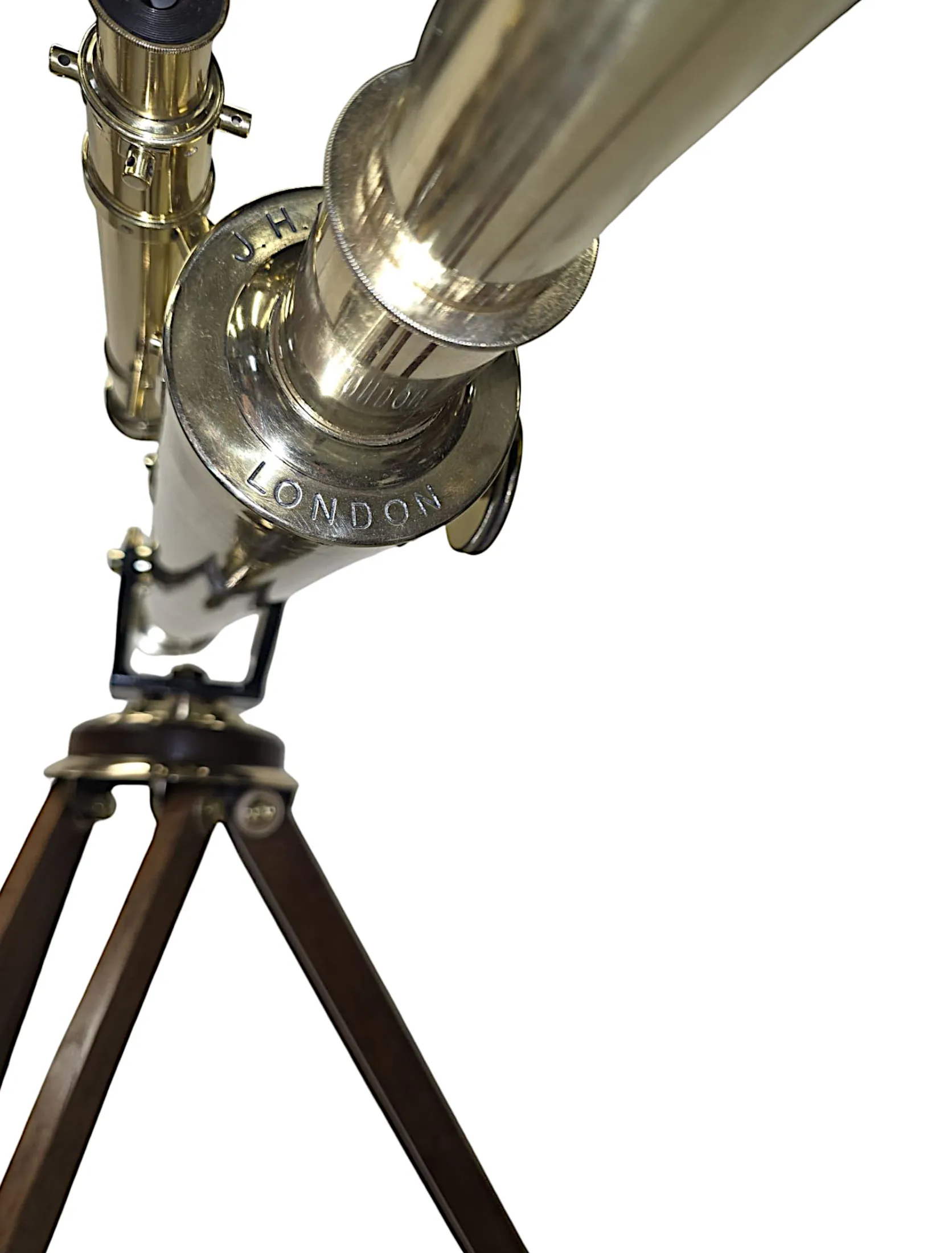 A Very Rare 19th Century Four Inch Diameter Telescope by 'Steward of London'