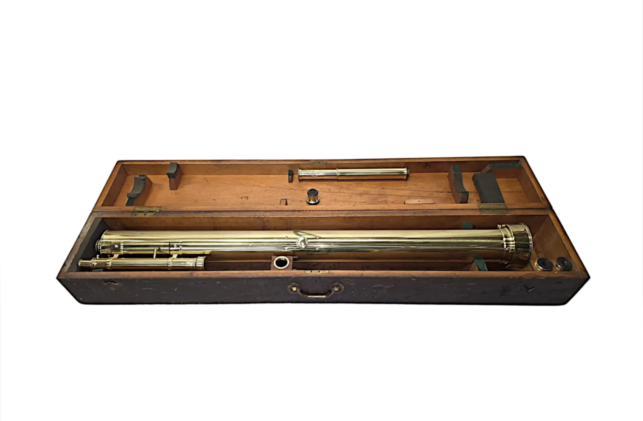 A Very Rare 19th Century Four Inch Diameter Telescope by 'Steward of London'