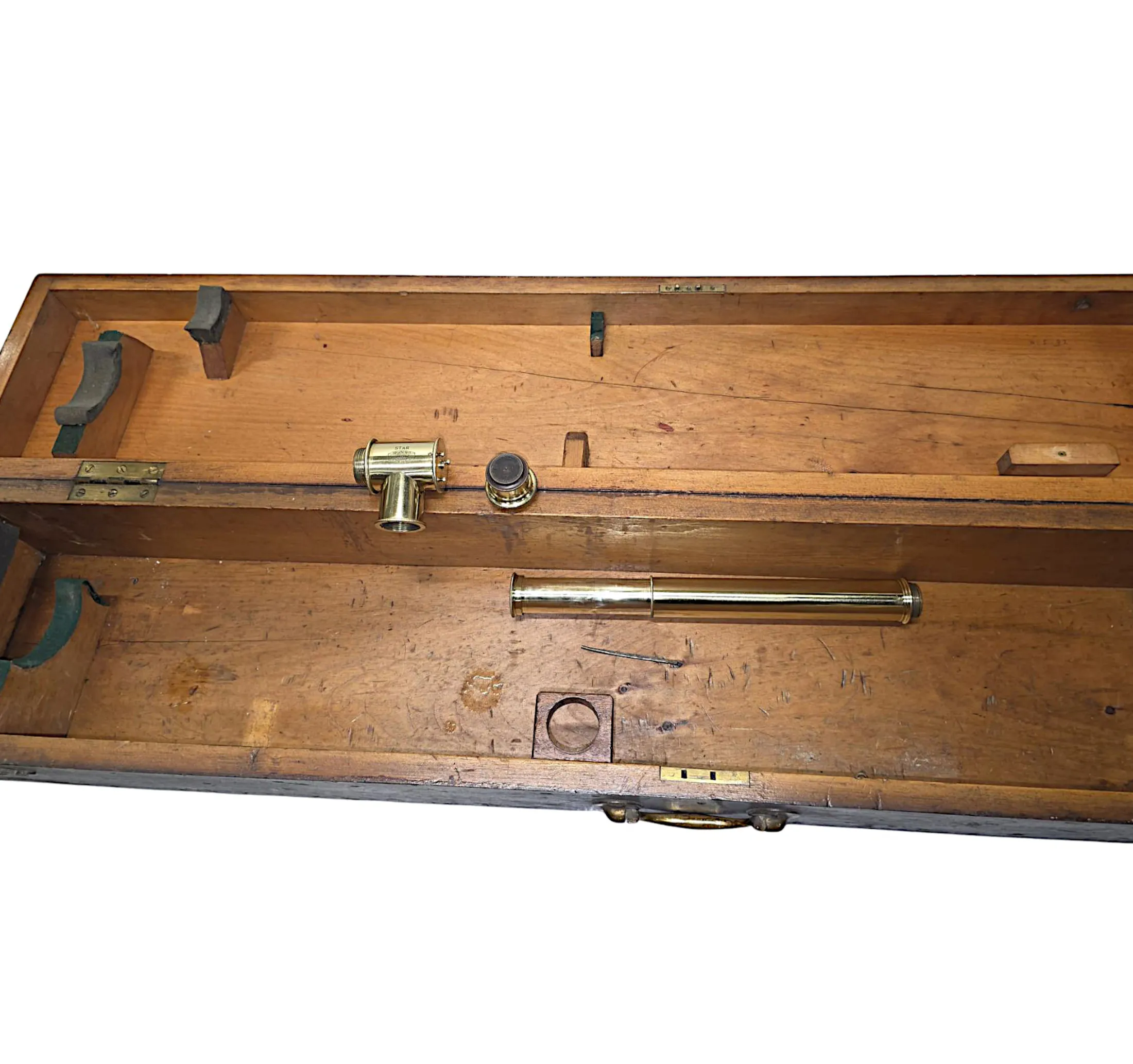 A Very Rare 19th Century Four Inch Diameter Telescope by 'Steward of London'