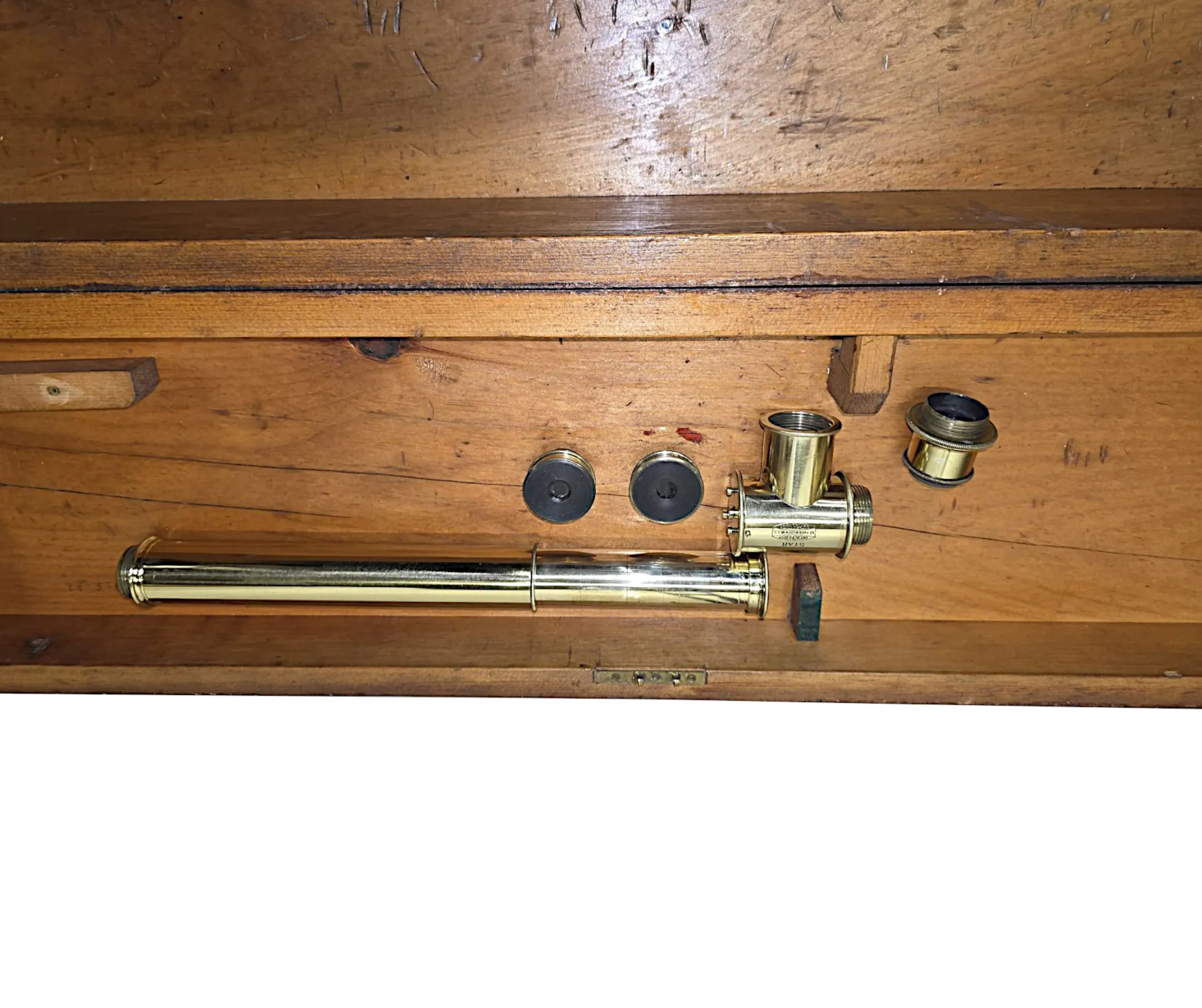 A Very Rare 19th Century Four Inch Diameter Telescope by 'Steward of London'