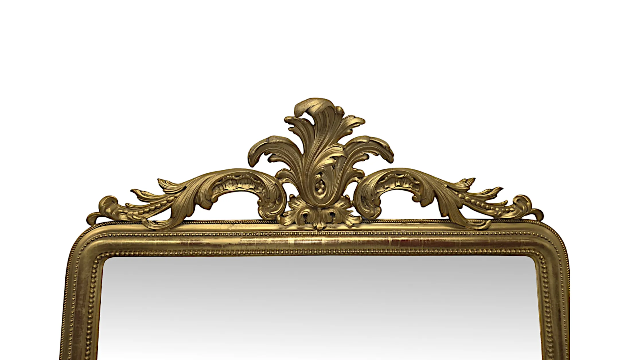 A Very Rare Pair of Massive 19th Century Giltwood Overmantel Mirrors