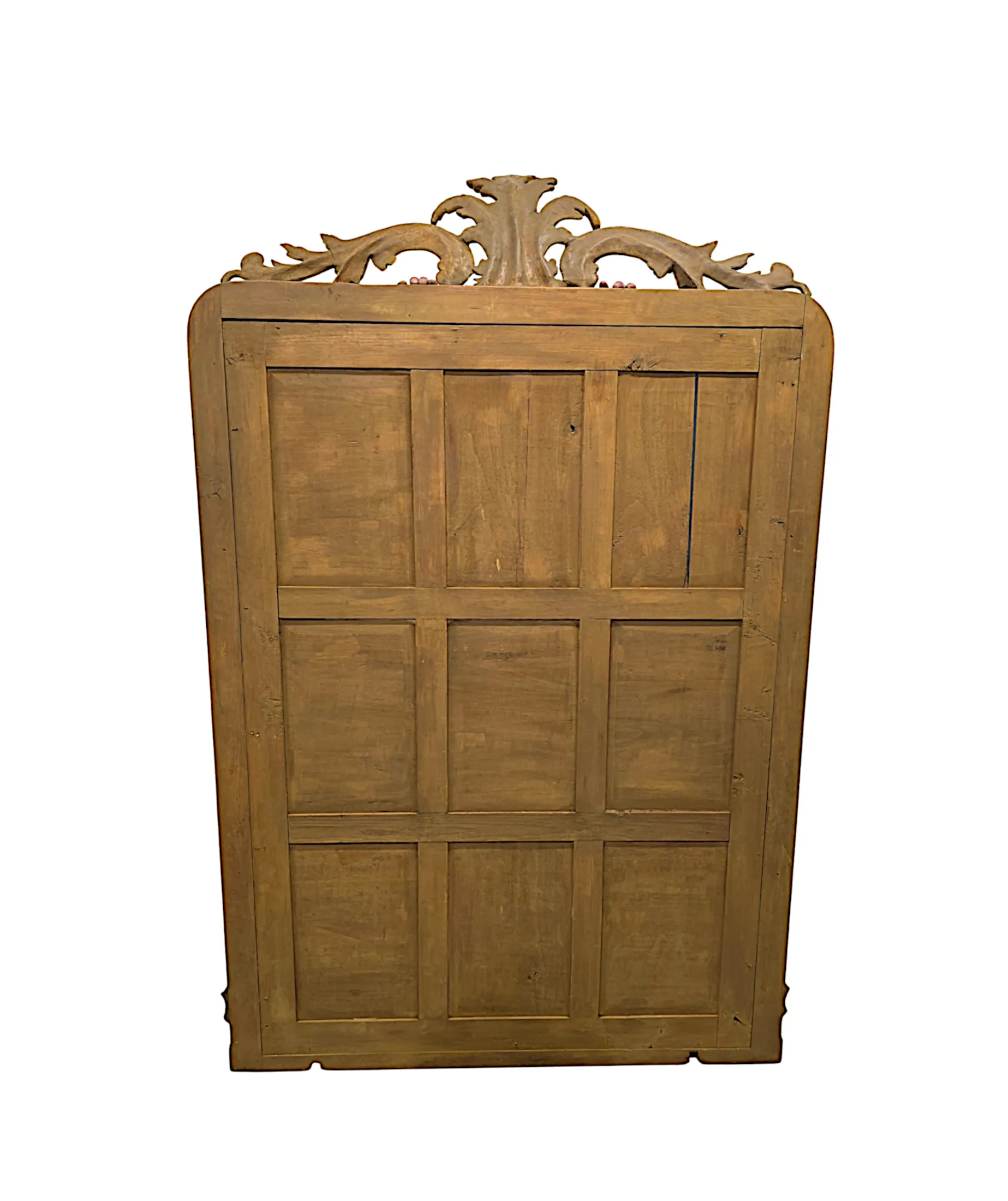 A Very Rare Pair of Massive 19th Century Giltwood Overmantel Mirrors