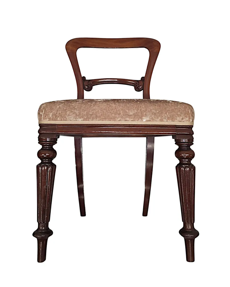 A Very Rare Fully Restored 19th Century Set of Twelve Dining Chairs Attributed to Gillows