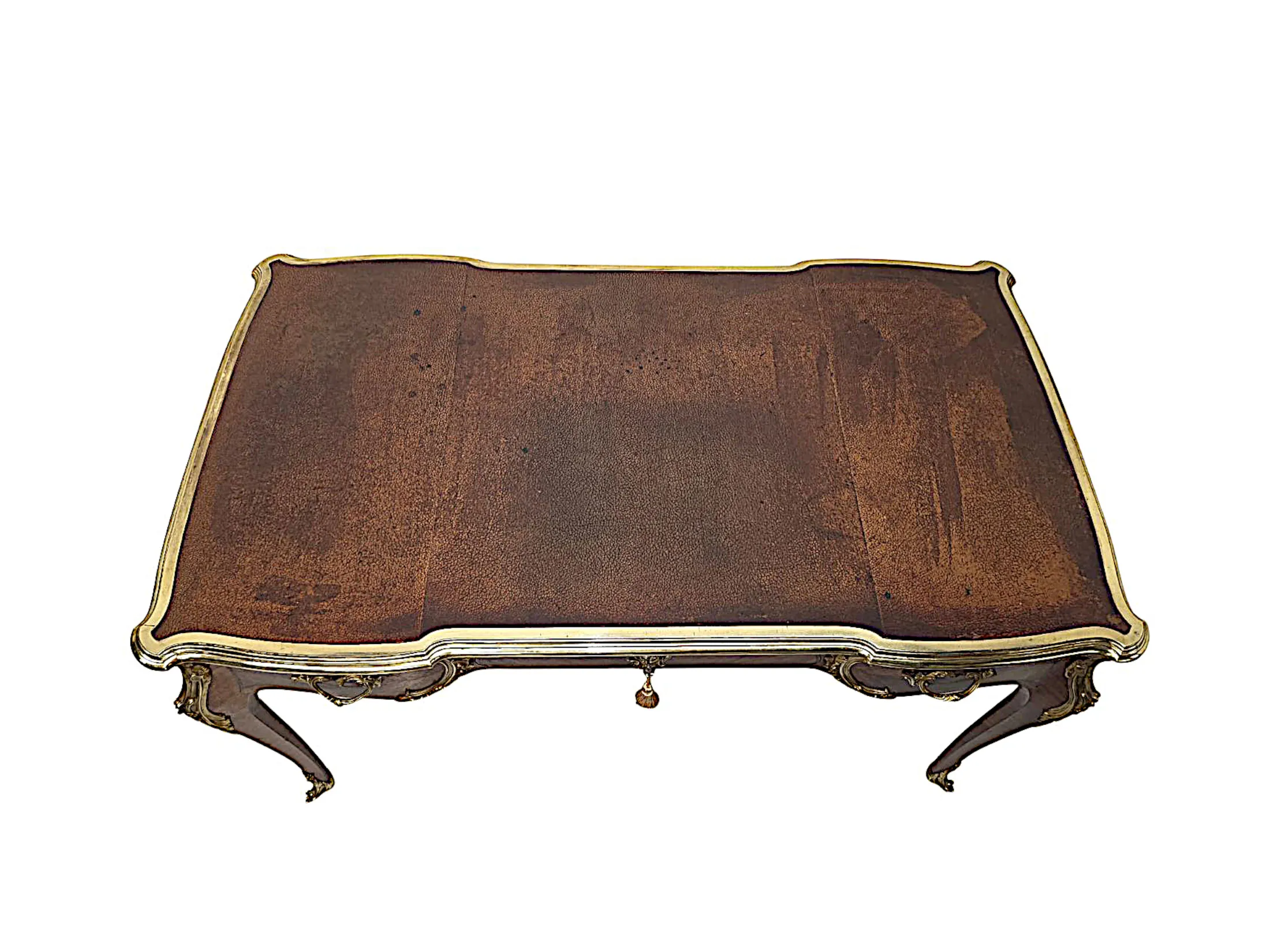 An Exceptionally Rare 19th Century French Bureau Plat